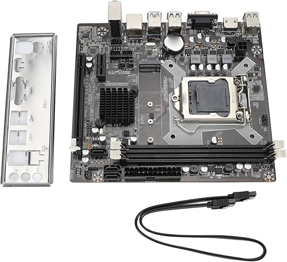 H81 DDR3 Motherboard for LAG 1150, 2 DDR3 DIMM Desktop Motherboard VGA HD Multimedia Interface with Gigabit LAN Card