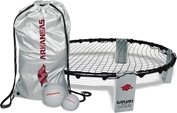 Kan Jam Strike Jam 360 Roundnet Outdoor Games Set; Official NCAA Licensed