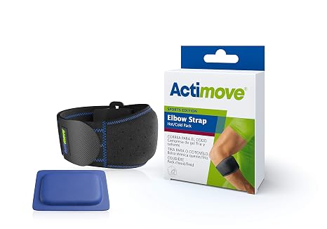 Actimove Sports Edition Elbow Strap Hot/Cold Pack Universal Black