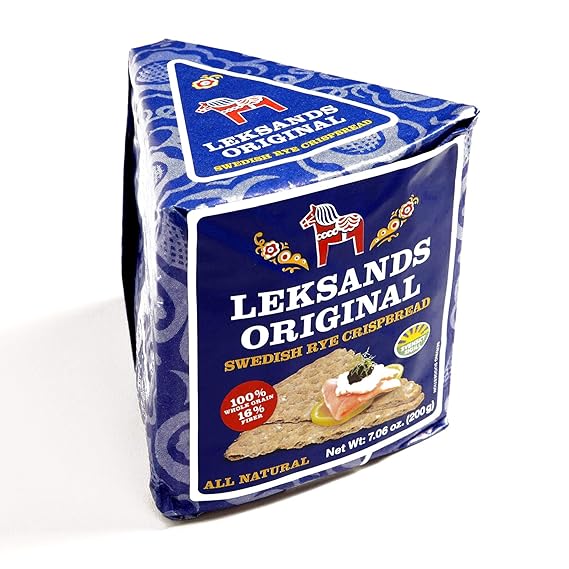 Leksands Original Triangle Crispbread 7.05 oz each (3 Items Per Order) - 2 PACK