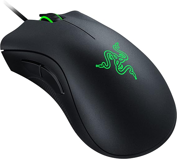 Razer DeathAdder Essential Gaming Mouse Wired 5 Buttons 6400 DPI Optical Sensor Ergonomic Shape New Firmware Version Japanese Official Distributor RZ01-02540100-R3M1-N