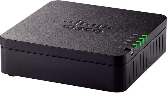 Cisco ATA 191 Multiplatform Analog Telephone Adapter, 2-Port Handset-to-Ethernet Adapter, (ATA191-3PW-K9)
