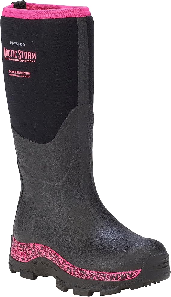 Dryshod Arctic Storm Hi Extreme Cold Conditions Women's Winter Boot | Insulated, Rubber, Waterproof