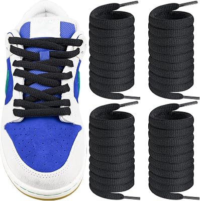 Endoto 2 Pairs Oval Shoelaces for Nike SB Dunk Low Pro Replacement Shoe Laces Sneaker