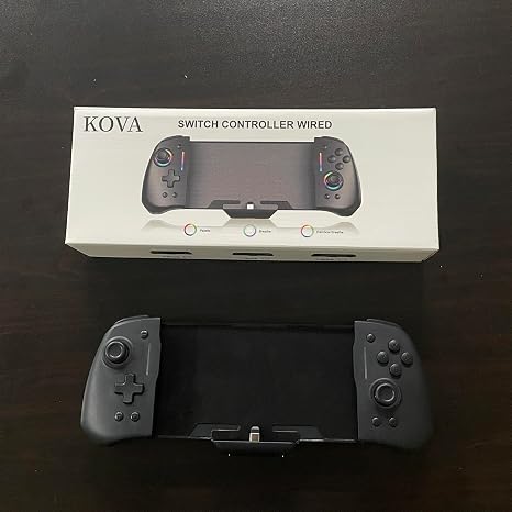 KOVA Joysticks Controller Wired for Switch with LED Lights, Enhanced Bursts