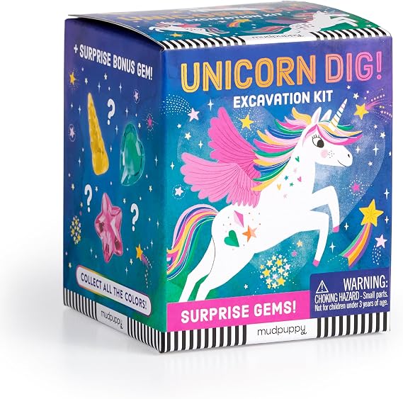 Mudpuppy - Unicorn Dig! Excavation Kit for Kids