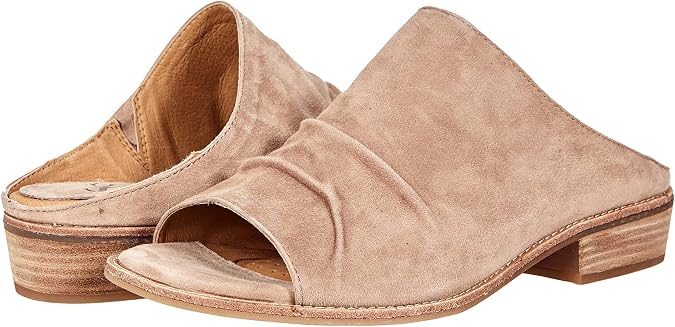 Sofft Women's Netta Ruched Slide Sandals (Stone, 9.5)