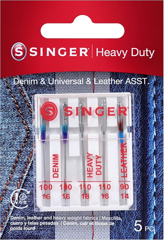 Universal Heavy Duty Machine Needles - 5/Pkg
