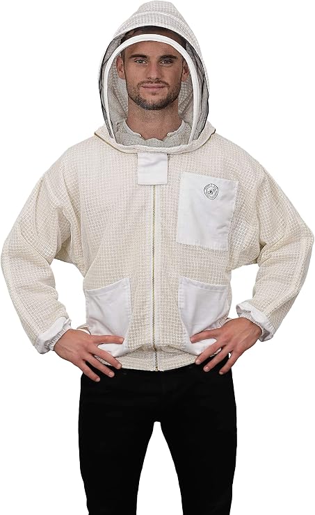 Humble Bee 321 Ultravent Beekeeping Jacket with Fencing Veil