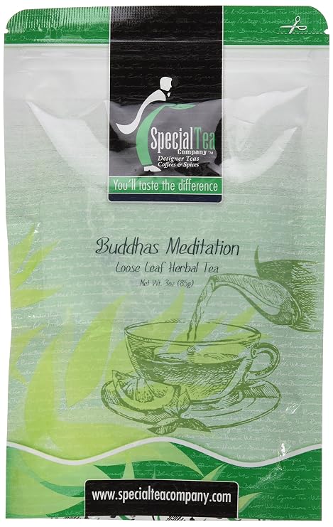 Special Tea Company Buddhas Meditation Loose Leaf Herbal Tea, 3 oz.