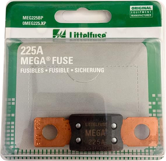 Littelfuse MEG225XP MEGA Slo-Blo Automotive Bolt-Down Fuse