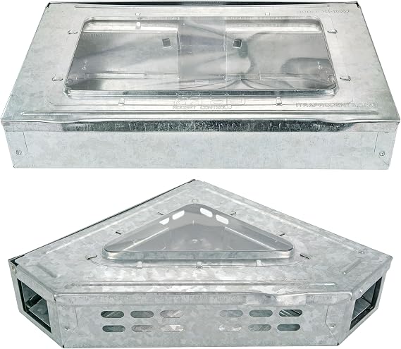 Humane Multi-Catch Mouse Trap with Clear Top Reusable, Effective Rodent Control Solution Safe, No-Kill Repeater Mouse Trap for Home & Office