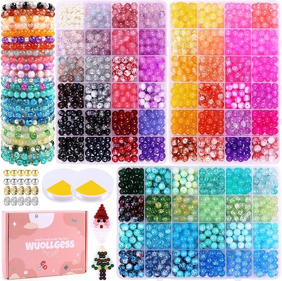 3050 Pony Beads and 2080 3 Box Glass Beads