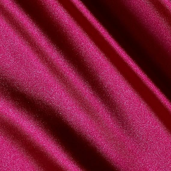 Stretch Charmeuse Fuchsia, Fabric by the Yard