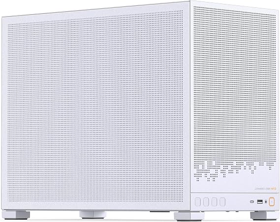 Jonsbo D32 STD Mesh PC Case White Mini Case for Micro-ATX Back-Connect Compatible Strong Airflow Compact & Stylish for Gaming Builds