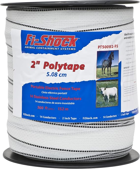 Fi-Shock PT500W2-FS 500 ft 2 in Polytape