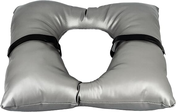 Bedside Commode Seat Cushion 16" x 16", Waterproof Soft Pad Cover Commode Chair, Universal Fit Commode Cushion for Elderly