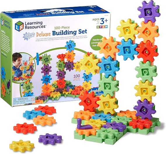 Learning Resources Official Gears Deluxe Building Set