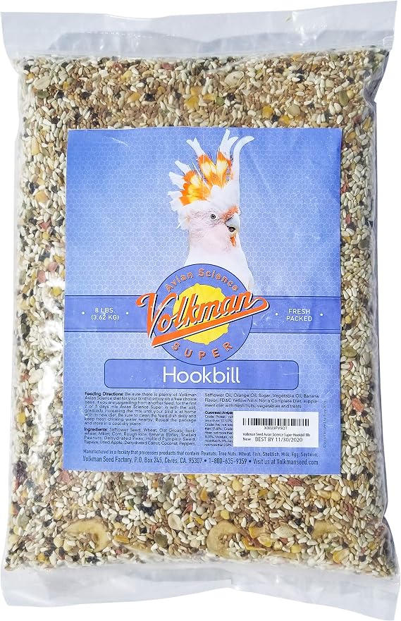 Volkman Avian Science Hookbill Bird Food 8lb