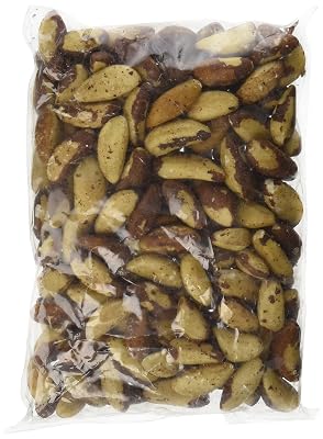 Raw Whole Brazil Nuts, 1LB by Bayside Candy