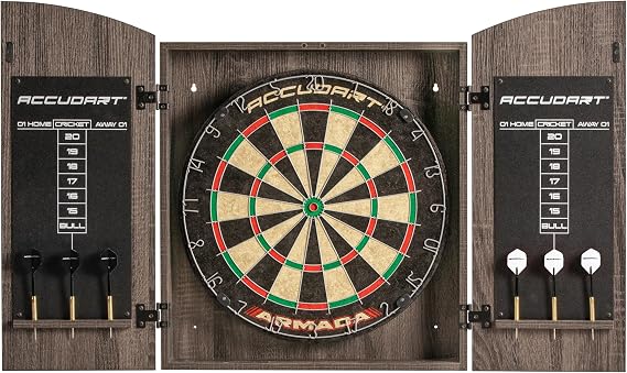 Accudart Limited Edition Bristle Dartboard Cabinet Set