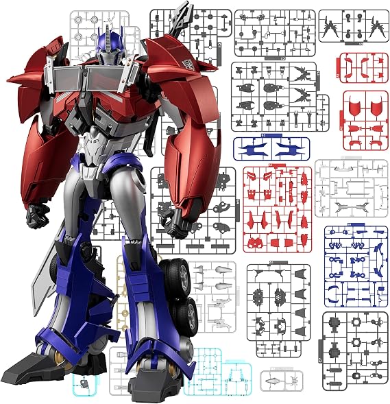 BLOKEES - Transformers - Action Edition 06 - Optimus Prime - Transformers: Prime - Model Kiti - Montaj Gerekir - Alet Yok - Kesme Yok - Tutkal Yok - Boya Yok - 14+