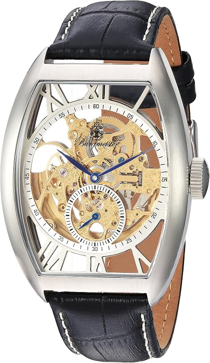 Burgmeister Men's Analogue Automatic Watch with Leather Strap BM228-112