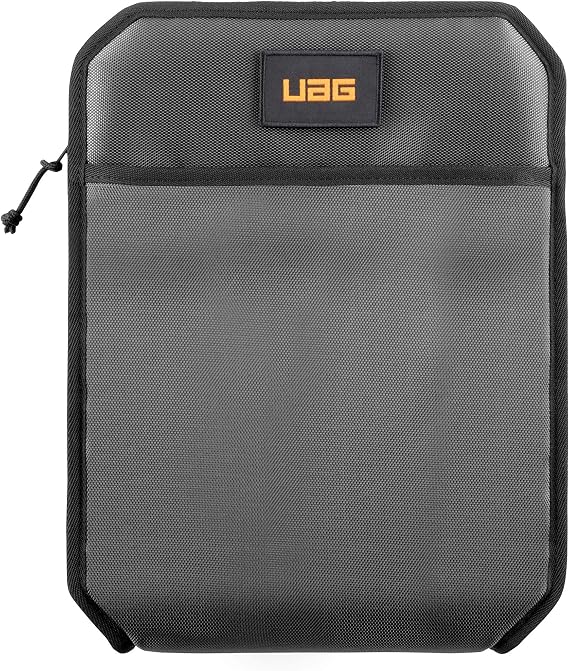 URBAN ARMOR GEAR UAG Shock Sleeve Lite for iPad 12.9" & 13", Compatible with iPad Pro 13" M5 2025 8th Gen, iPad Air 13" M3 2025 2nd Gen, Tablet Sleeve Front Zipper Pocket Protective Case, Grey