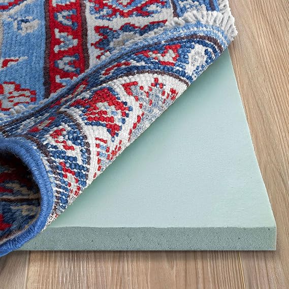RUGPADUSA - Cloud Comfort Memory Foam - 4'x6' - 7/16" Thick - Luxurious Cushioned Rug Pad - Water Resistant