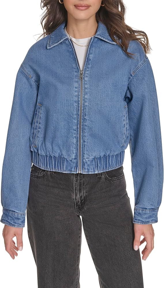 Levi's Women's Laydown Collar Bomber Jacket