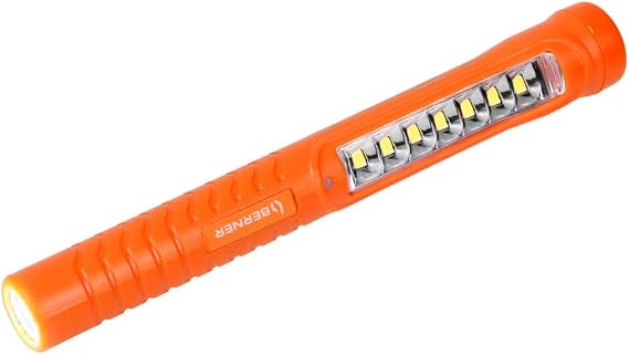 Berner Pen Light LED 7+1 Micro USB LED Lamp Workshop Lamp