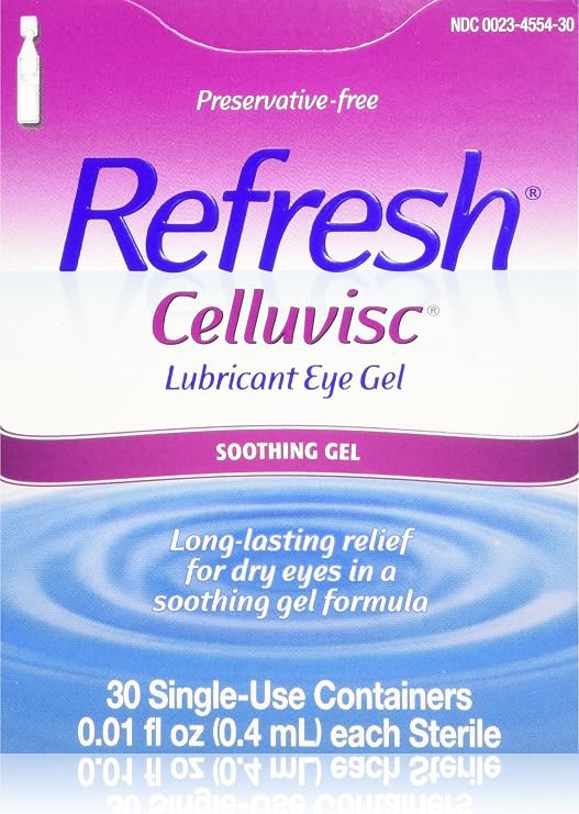 Refresh Celluvisc Lubricant Eye Gel Single-use Containers 30 Ea