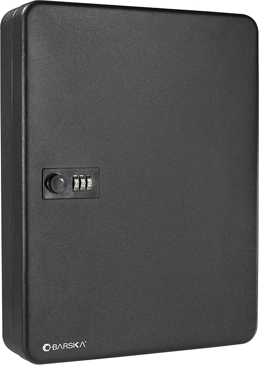 winbest Barska Key Wall Mount 48 Key Cabinet with Combination Lock