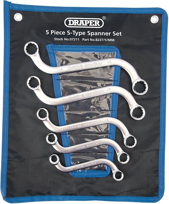 Draper S-Type Obstruction Ring Spanner Set (5 Piece) 07211