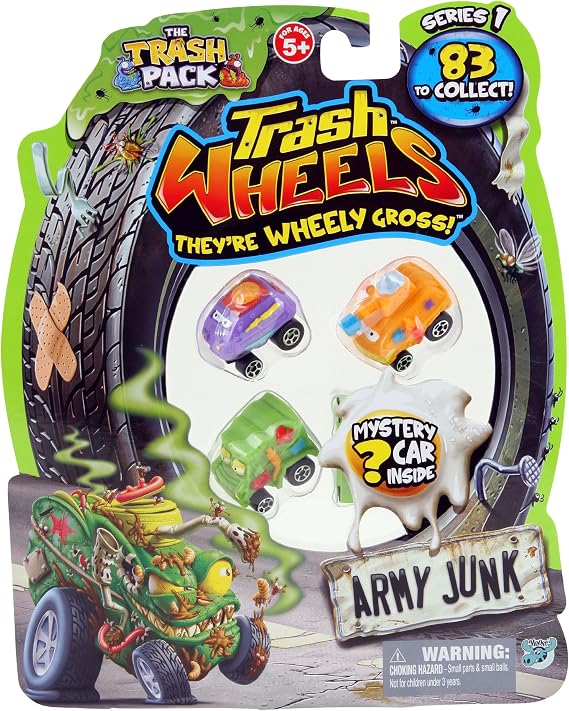 Trash Pack 4 Trash Wheels