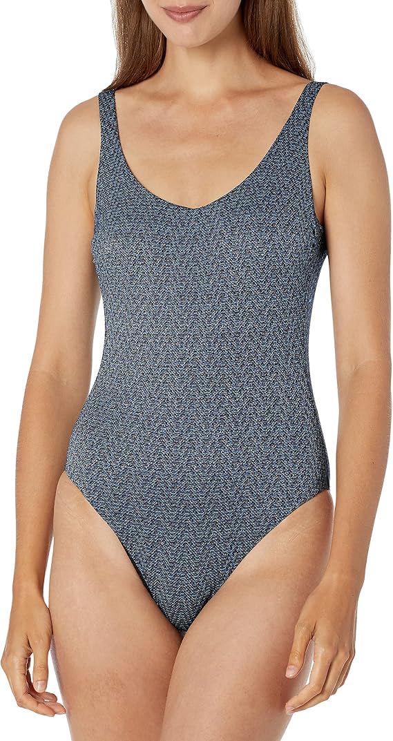 Gottex Women's Scoop Neck High Leg One Piece Swimsuit
