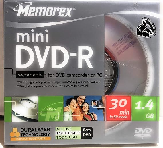 Memorex Mini DVD-r 1.4gb