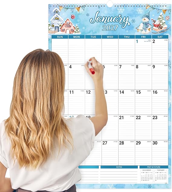 2027 wall calendar - 2027 Large Wall Calendar, Big Calendars 2027