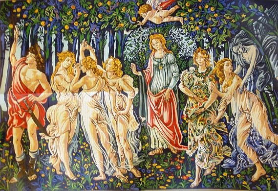 GOBELIN L Printed Canvas or Threads for Tapestry Embroidery Needlepoint (Canvas,''Fairy Tale'' 12461)