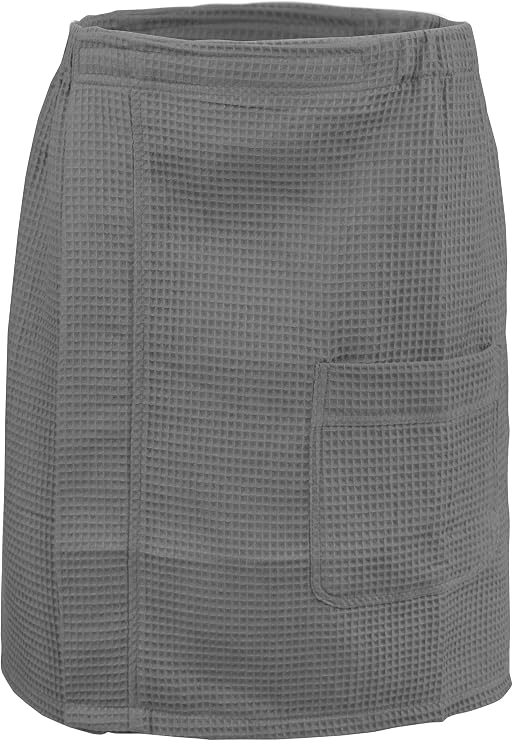 Leisureland Men's Sauna Waffle Wrap, Perfect as Gym, Spa, Bath, and Shower Towel Wrap