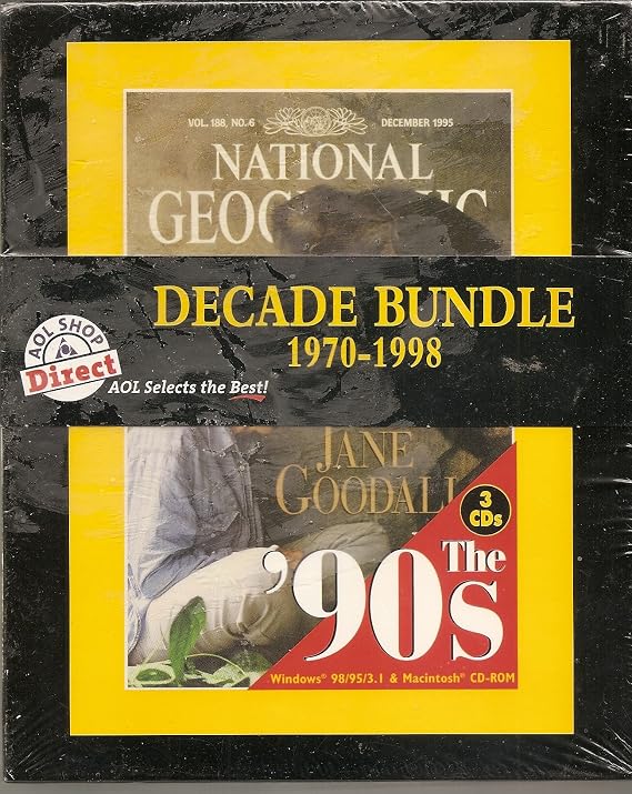 National Geographic: Decade Bundle 1970-1998 CD-ROM (3 Volume Set)
