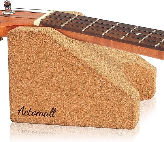 Cork Guitar Neck Rest, Dual Height Cradle for Setup and Repair