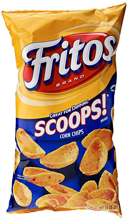 Fritos Corn Chips, Scoops, 14 oz