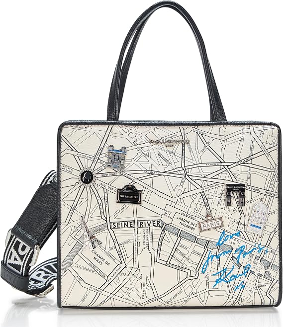 KARL LAGERFELD Women's Maybelle Love from Paris Satchel