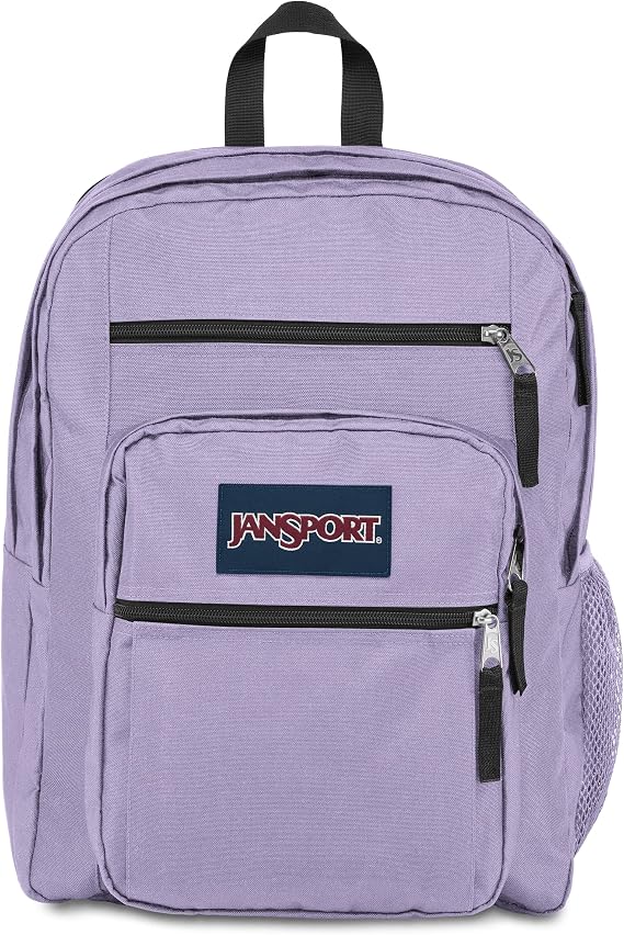 JanSport Laptop Backpack - Computer Bag with 2 Compartments, Ergonomic Shoulder Straps, 15 Laptop Sleeve, Haul Handle - Pastel Lilac