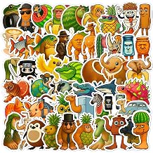 SSKHE Italian Brainrot Stickers 100PCS Tralalero Tralala Meme Laptop Stickers, Waterproof Vinyl for Water Bottle, Skateboard, Kids Reward Stickers, Party Bag Stickers & Meme Gift