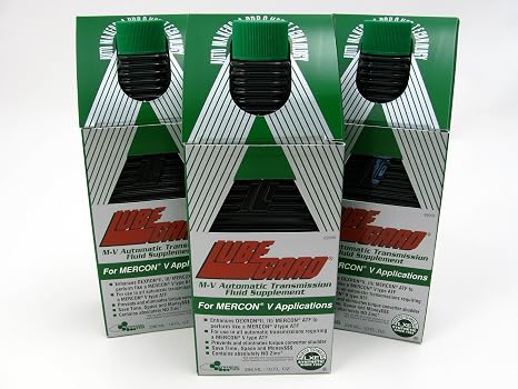 LUBEGARD M-V Automatic Transmission Oil Fluid Supplement Mercon-V Synthetic ATF 3 Pack