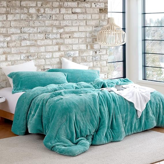 Me Sooo Comfy - Coma Inducer Oversized Queen Comforter - Dusty Turquoise