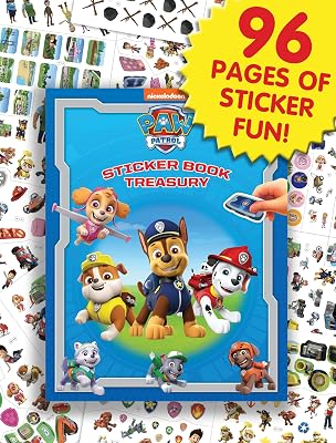 NICK JR. PAW PATROL STICKER BOOK TREASURY Paperback – Sticker Book, February 15, 2021