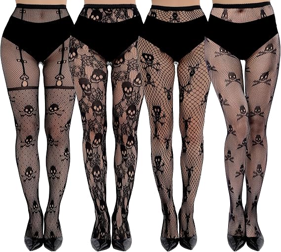 FULLSEXY Plus Size Fishnet Stockings, Fishnet Tights Thigh High Stockings Pantyhose for Women